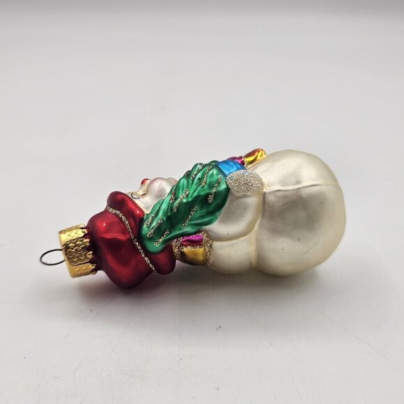 Vintage Trim A Tree Snowman Blown Glass Christmas Tree Ornament 3.50 in 2005 - Picture 4 of 7